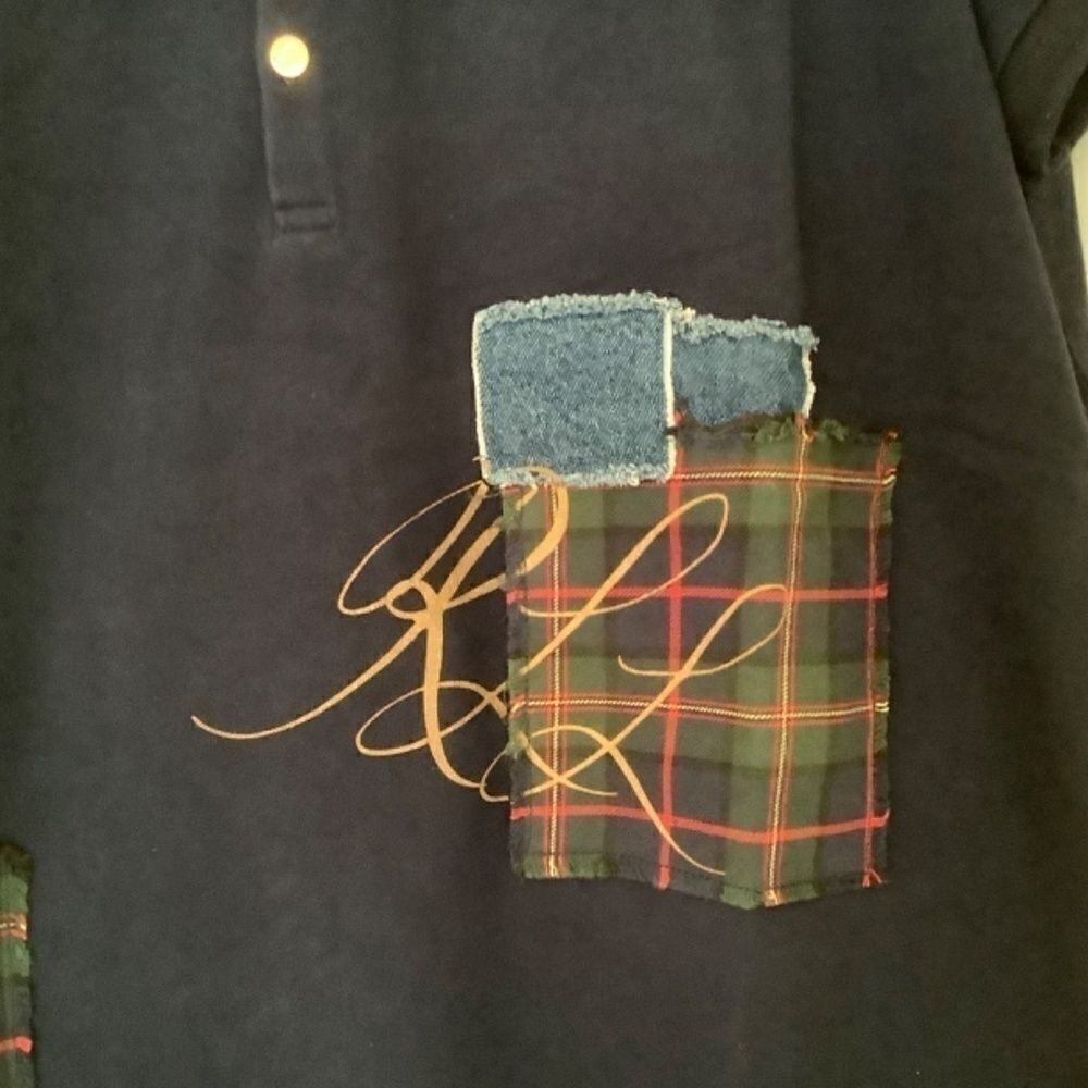 NWT ralph LAUREN Patchwork Piqué Polo Shirt SIZE US 1X - Picture 13 of 16